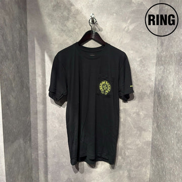 Chrome Hearts YELLOW Horseshoe S/S Tee BLK