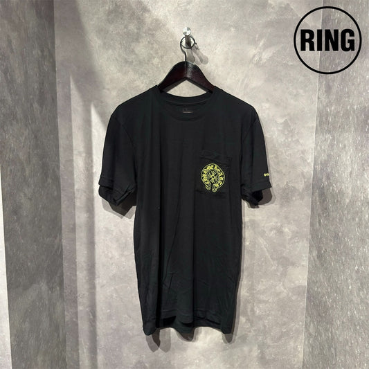 Chrome Hearts YELLOW Horseshoe S/S Tee BLK