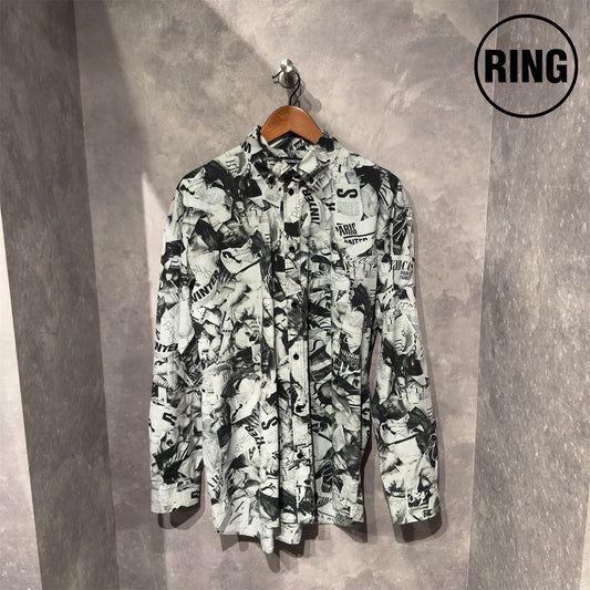 BALENCIAGA News paper L/S Shirt