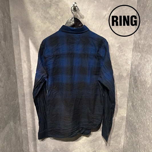 AMIRI Gradation Ombré Plaid Check Shirt