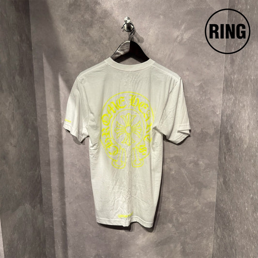 Chrome Hearts YELLOW Horseshoe S/S Tee WHT