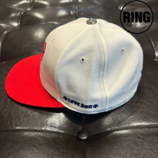 Chrome Hearts LOVE YOU VINY HEART Baseball Cap