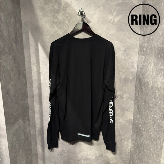 Chrome Hearts NECK LOGO L/S Tee BLK