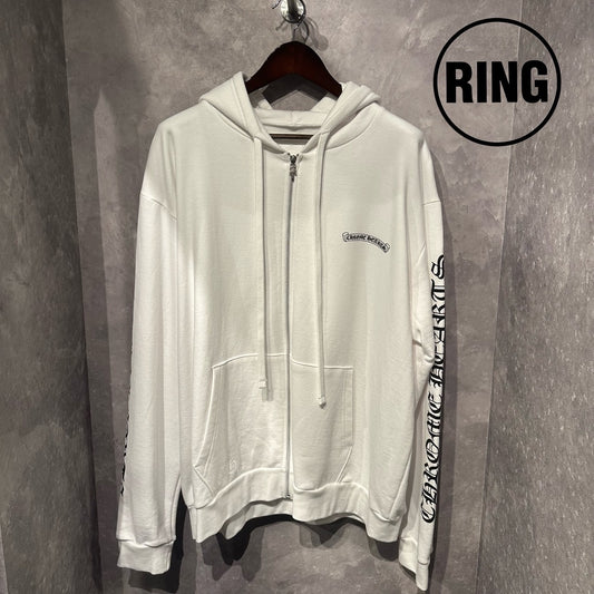 Chrome Hearts Back Scroll ZIP Hoodie