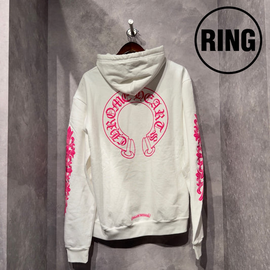 Chrome Hearts PINK Horseshoe PLVR Hoodie