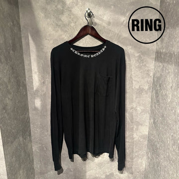 Chrome Hearts F U Neck Logo L/S Tee