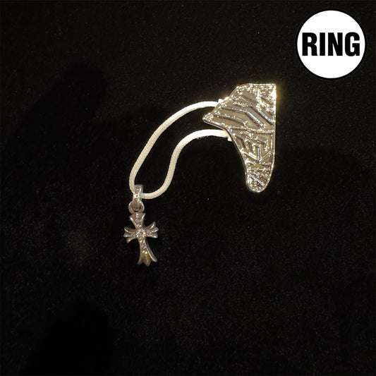 Chrome Hearts CROSS BABY FAT PAVE DIAMOND SV