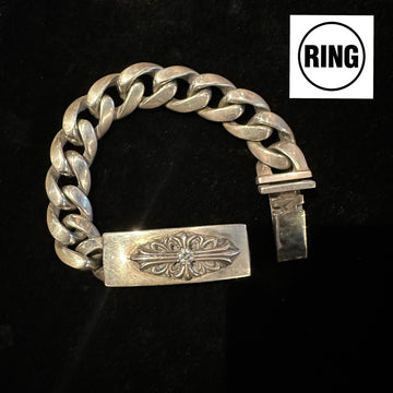 Chrome Hearts ID Floral CROSS After 1 DMND 11LINK