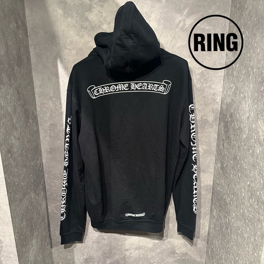Chrome Hearts Back Scroll Label ZIP Hoodie
