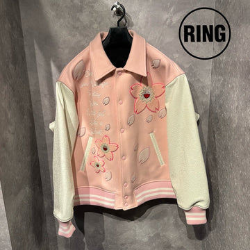 mononoke・made SAKURA VARSITY JACKET