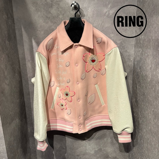 mononoke・made SAKURA VARSITY JACKET