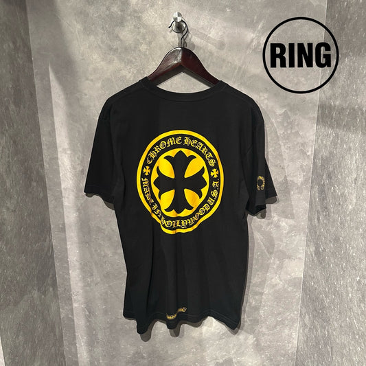 Chrome Hearts CH Plus Yellow Cross S/S Tee