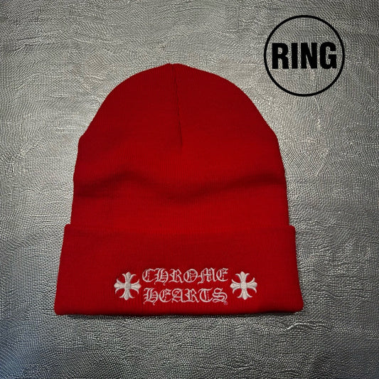 Chrome Hearts Vertical Logo beanie