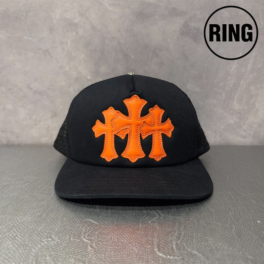 Chrome Hearts Orange Patch Trucker CAP