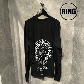 Chrome Hearts MALIBU LTD Horseshoe L/S Tee BLK