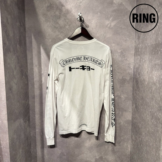Chrome Hearts TOKYO Scroll L/S Tee WHT