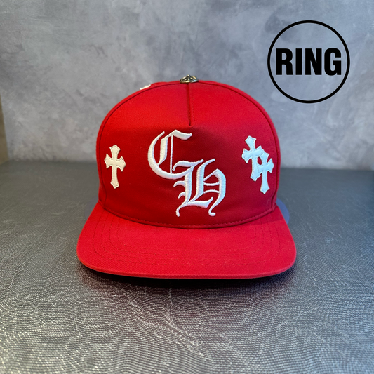 Chrome Hearts CRS Patch BaseBall CAP RED