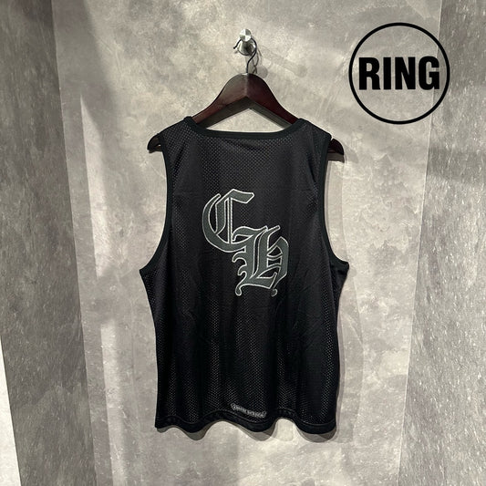 Chrome Hearts MESH WARM UP JERSEY TANK BLK