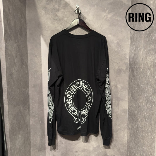 Chrome Hearts Horseshoe L/S Tee BLK