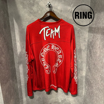 aaChrome Hearts MattyBoy Mesh Warm Up Jersey L/S Tee