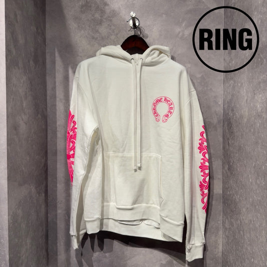 Chrome Hearts PINK Horseshoe PLVR Hoodie