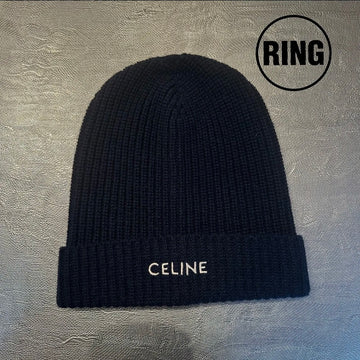 Celine Logo Cashmere Beanie