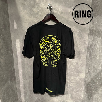 Chrome Hearts Yellow Horseshoe S/S Tee BLK
