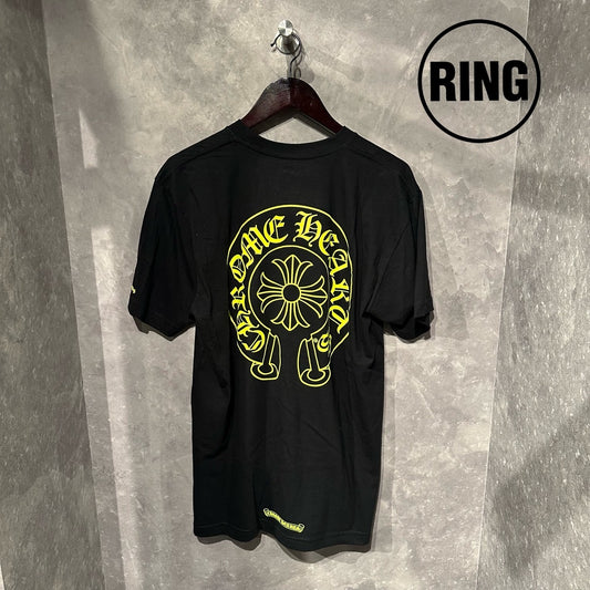 Chrome Hearts Yellow Horseshoe S/S Tee BLK