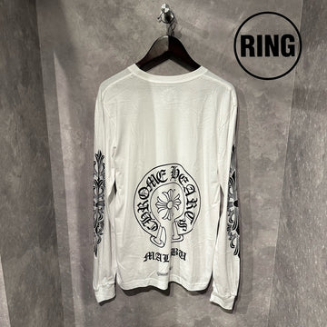 Chrome Hearts MALIBU LTD Horseshoe L/S Tee WHT