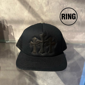 Chrome Hearts 3CEM Patch TRUCKER CAP BLK