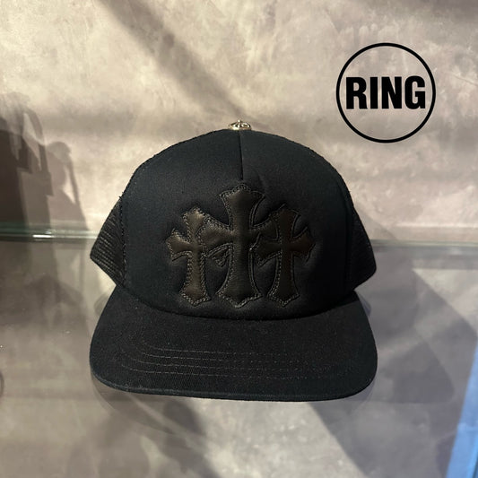 Chrome Hearts 3CEM Patch TRUCKER CAP BLK