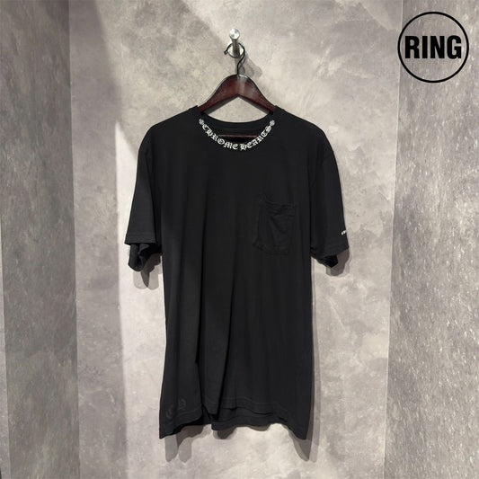 Chrome Hearts NECK LOGO S/S Tee BLK
