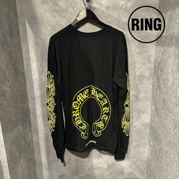 Chrome Hearts YELLOW Horseshoe L/S Tee