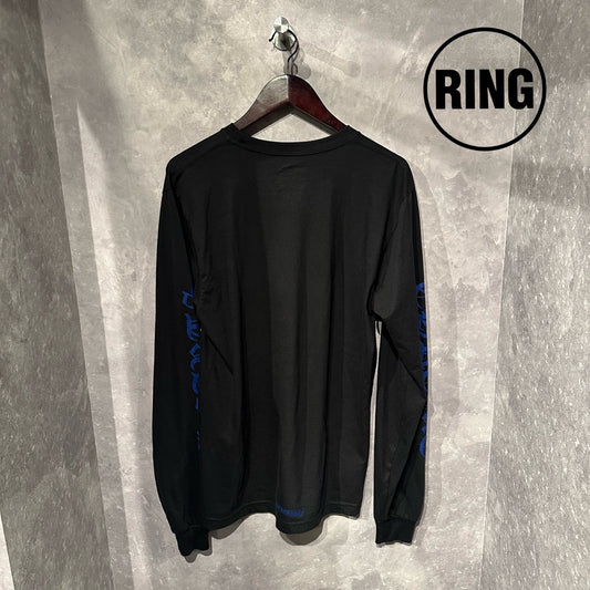 Chrome Hearts BLUE Neck Logo L/S Tee