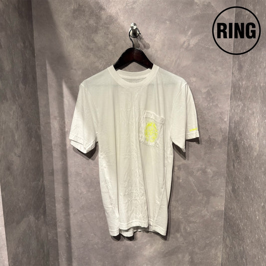 Chrome Hearts YELLOW Horseshoe S/S Tee WHT