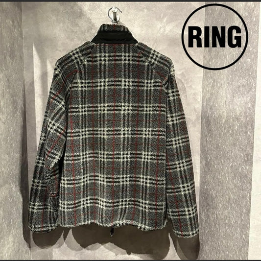 Burberry Nova Check Fur Jacket