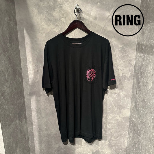 Chrome Hearts PINK Horseshoe S/S Ten BLK