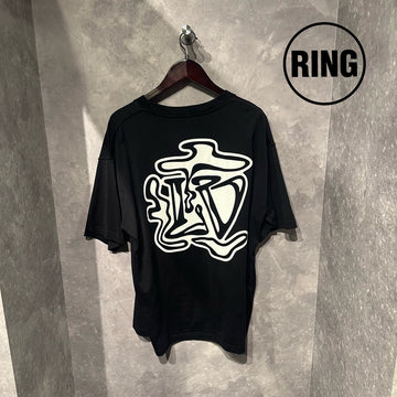 Louis Vuitton BLK Smoke Logo S/S Tee