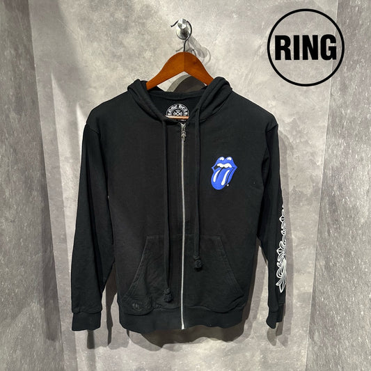 Chrome Hearts Rolling Stones floral ZIP Hoodie