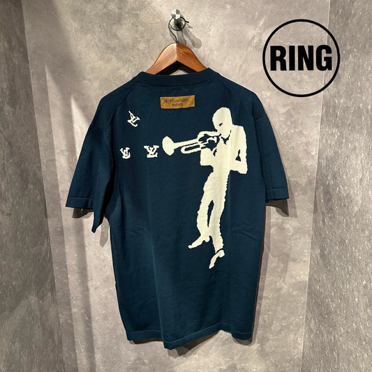 LouisVuitton Jazz Trumpeter knit S/S Tee