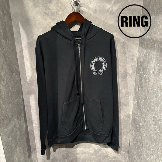 Chrome Hearts Horseshoe ZIP Hoodie BLK