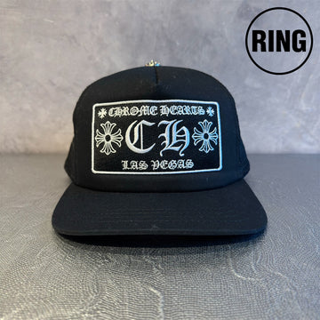 Chrome Hearts MESH TRUCKER CAP BLK