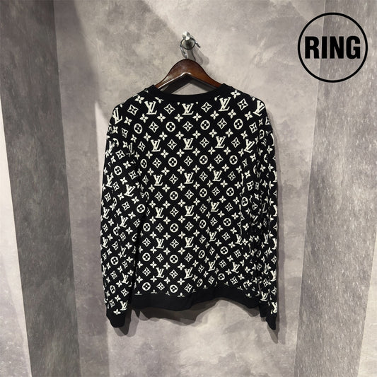 Louis Vuitton full monogram jacquard SWTSHRT