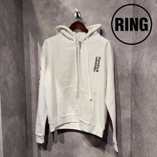 Chrome Hearts Vertical LOGO ZIP Hoodie