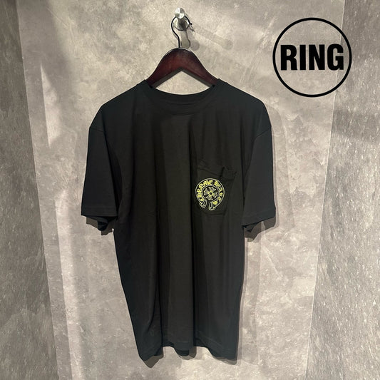 Chrome Hearts Yellow Horseshoe S/S Tee BLK