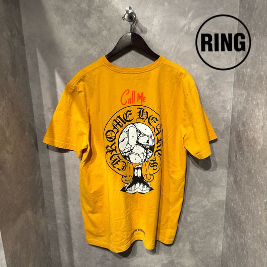 Chrome Hearts MattyBoy Mustard S/S Tee