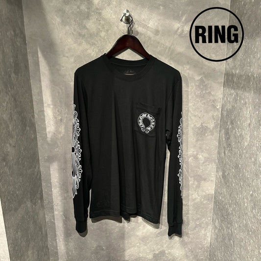 Chrome Hearts Horseshoe L/S Tee BLK