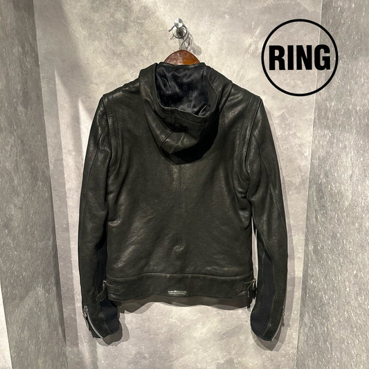 Chrome Hearts Destroyed  Leather Jacket