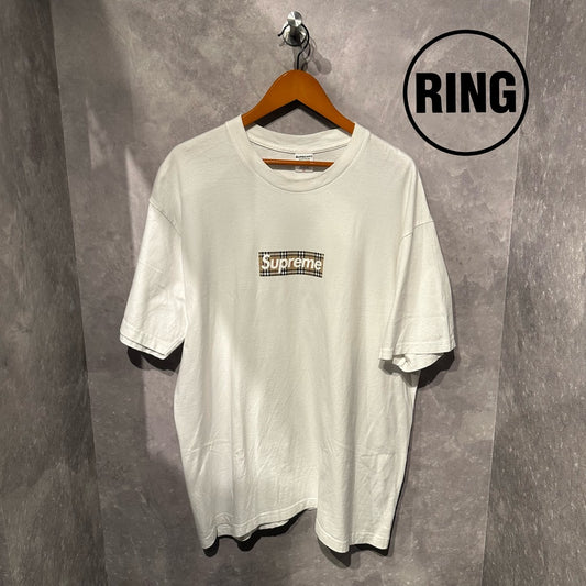 SUPREME BURBERRY BOX LOGO S/S Tee