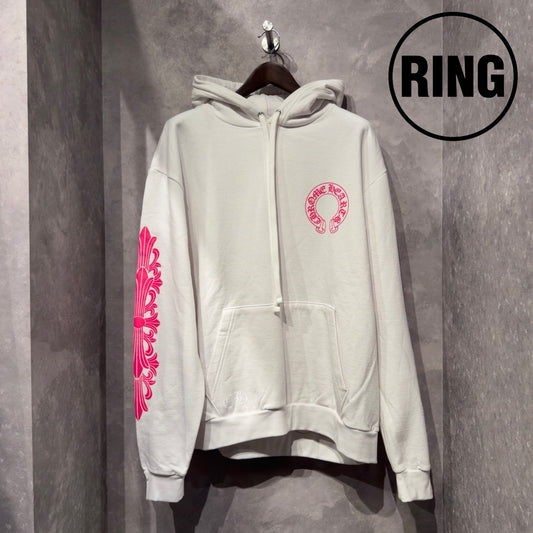Chrome Hearts PINK Horseshoe PLVR Hoodie